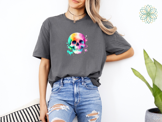 Funky Skull T-Shirt - Unisex Softstyle T-Shirt