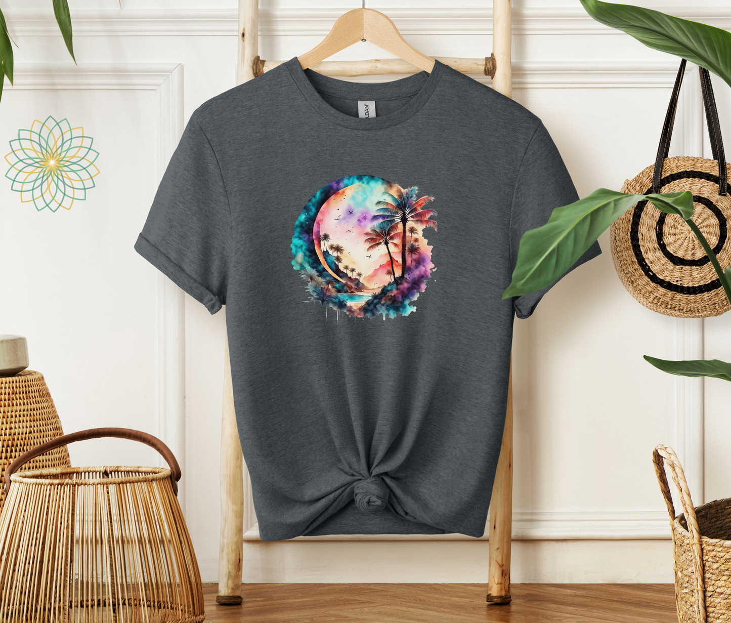 Mystical Palms Softstyle unisex Tshirt