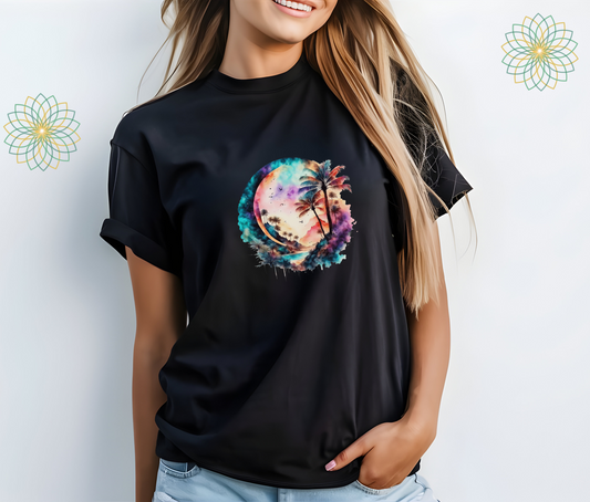Mystical Palms Softstyle unisex Tshirt