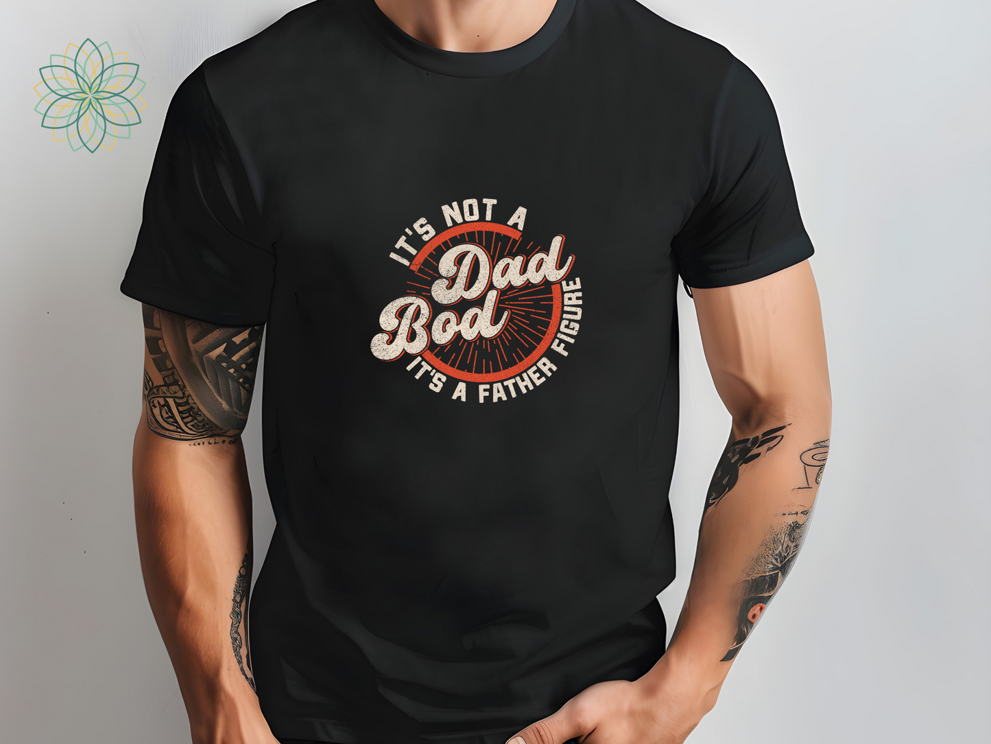 Dad Bod / Father Figure mens Funny Softstyle Tshirt