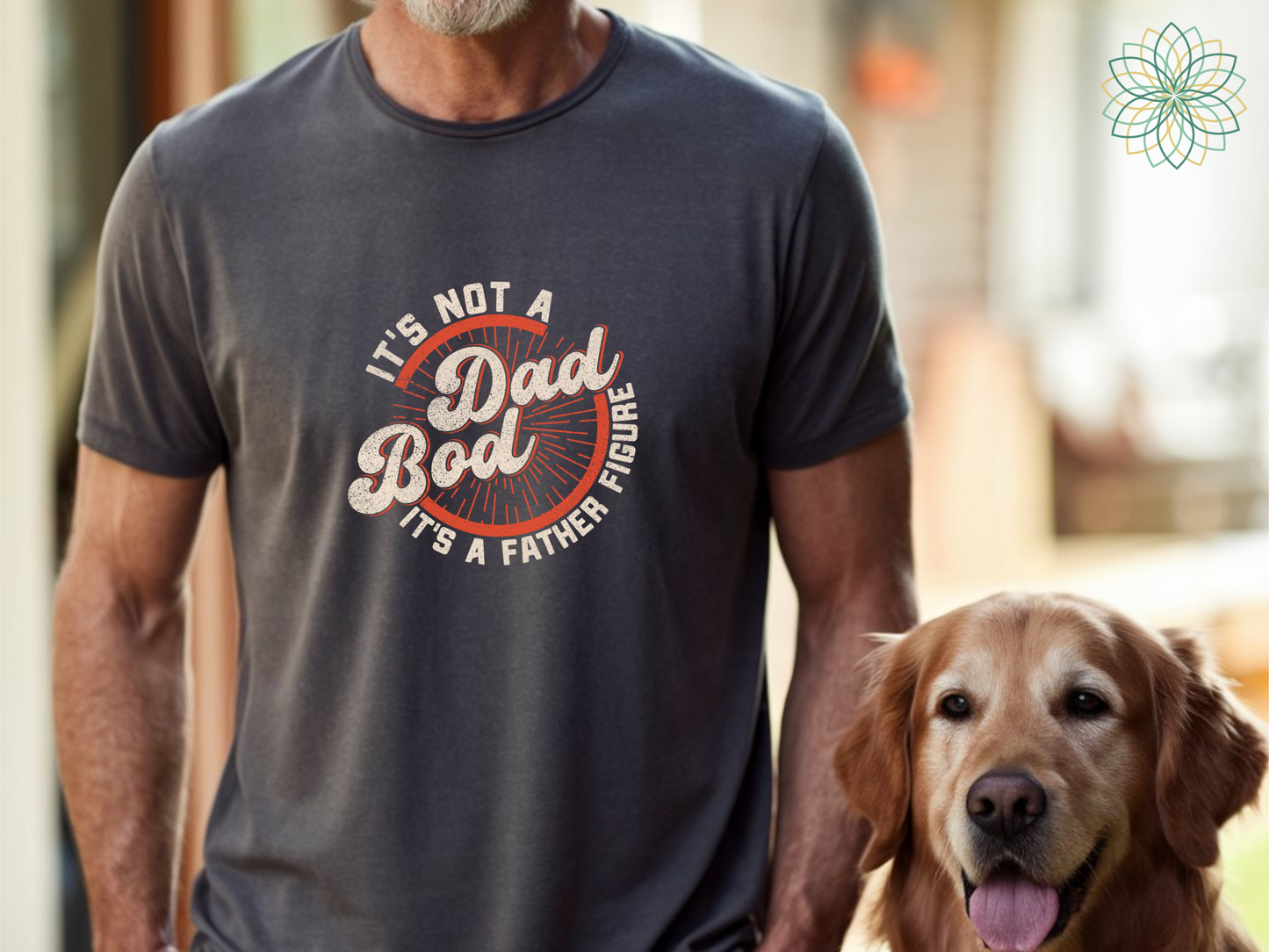 Dad Bod / Father Figure mens Funny Softstyle Tshirt