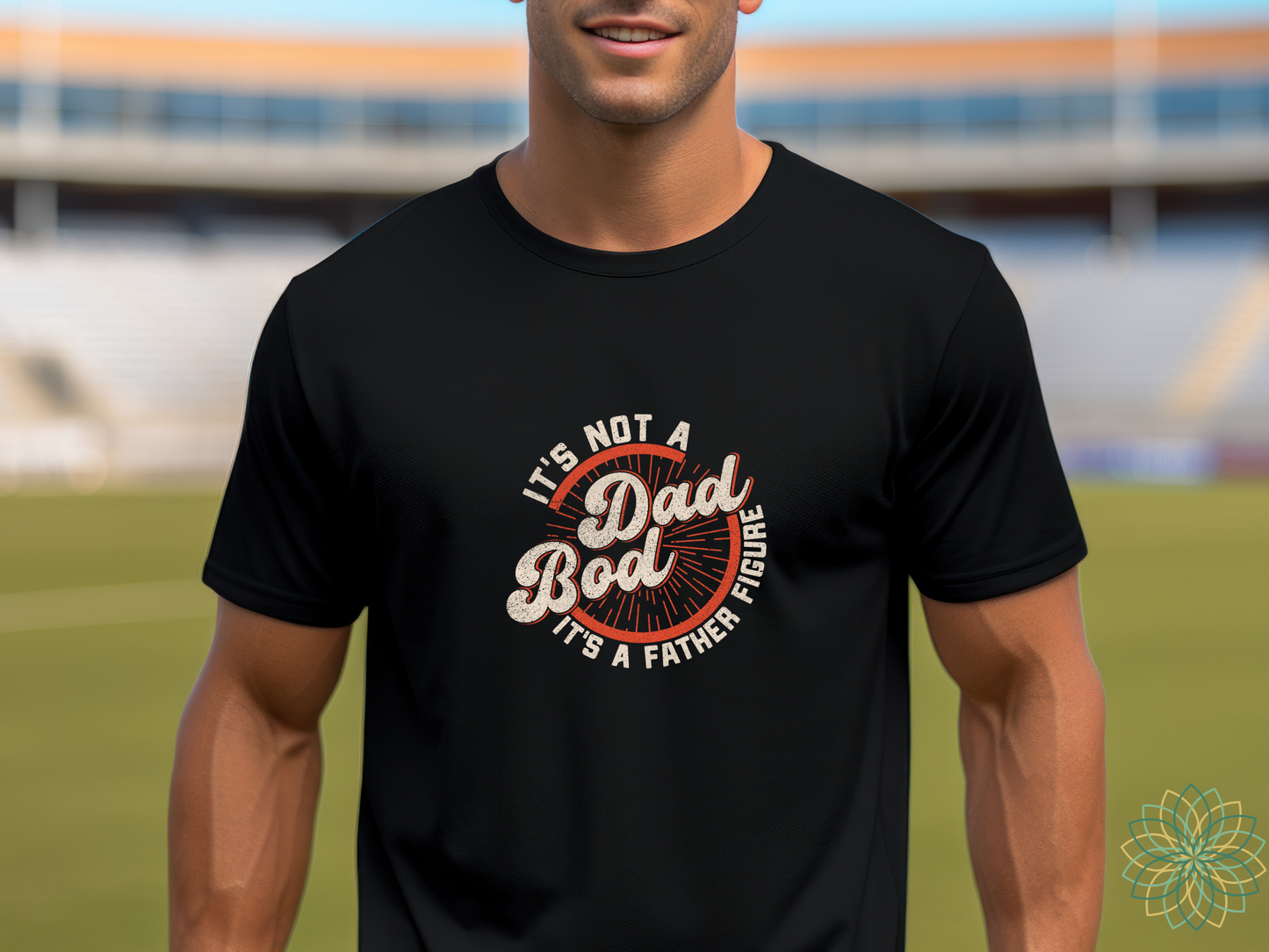 Dad Bod / Father Figure mens Funny Softstyle Tshirt