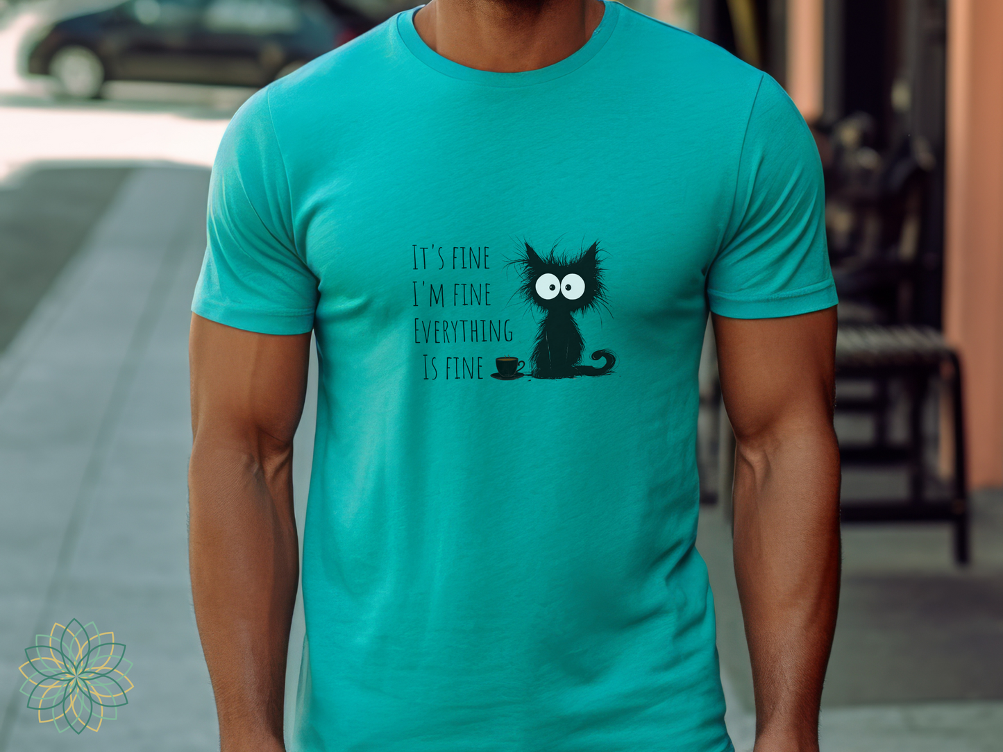 Its All Fine Cat Softstyle Tshirt