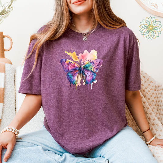 Painted Butterfly Softstyle Tshirt