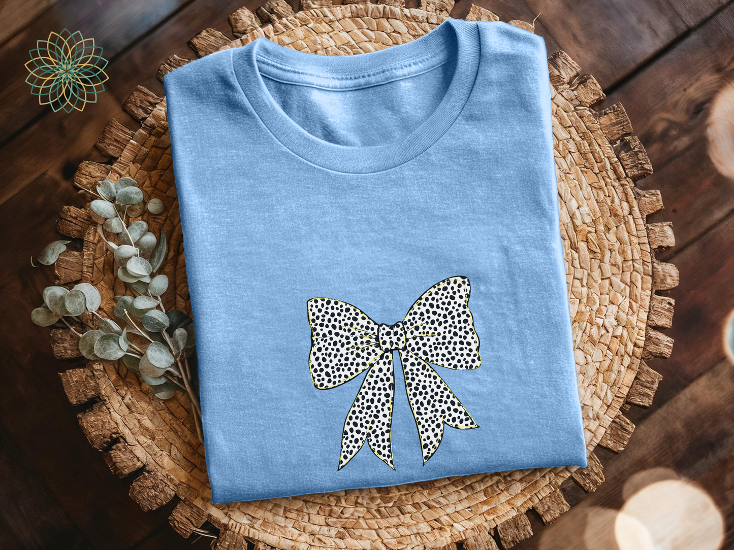 Spotty Bow Coquette Softstyle Tshirt
