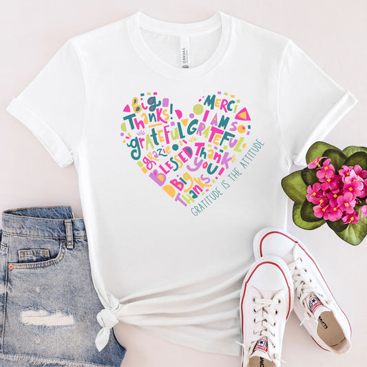 Gratitude is the Attitude Softstyle Tshirt