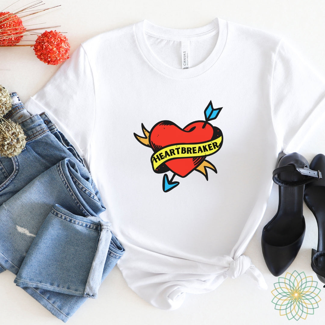 Heartbreaker Tattoo Softstyle T-Shirt