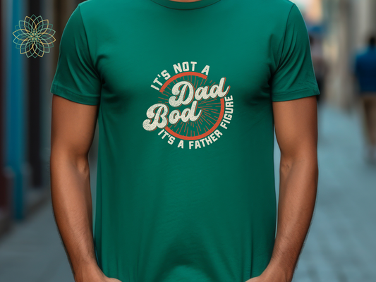 Dad Bod / Father Figure mens Funny  Softstyle Tshirt