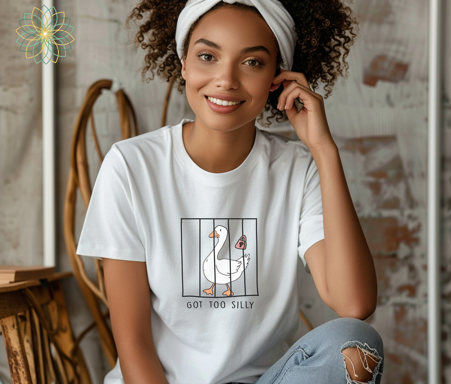 Goose Got Too Silly Fun Soft Style T-Shirt