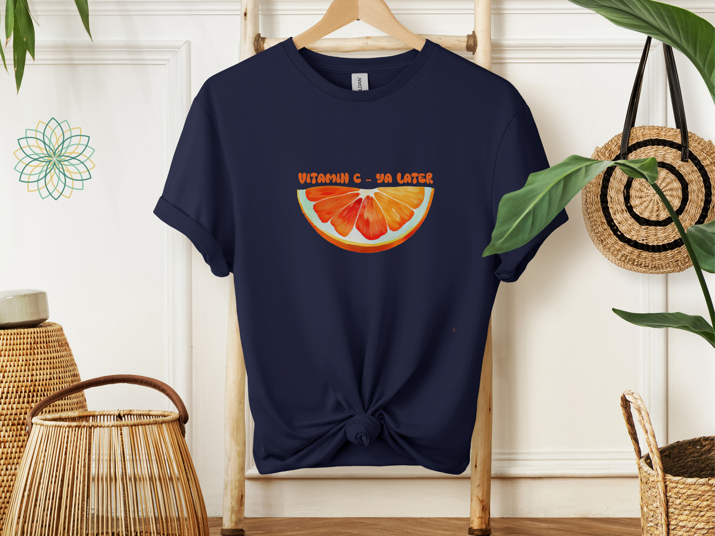 Orange Vitamin C T-Shirt - Cute Casual Tee