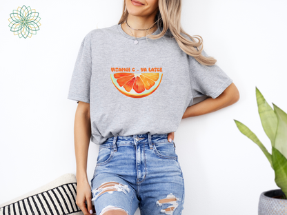 Orange Vitamin C T-Shirt - Cute Casual Tee