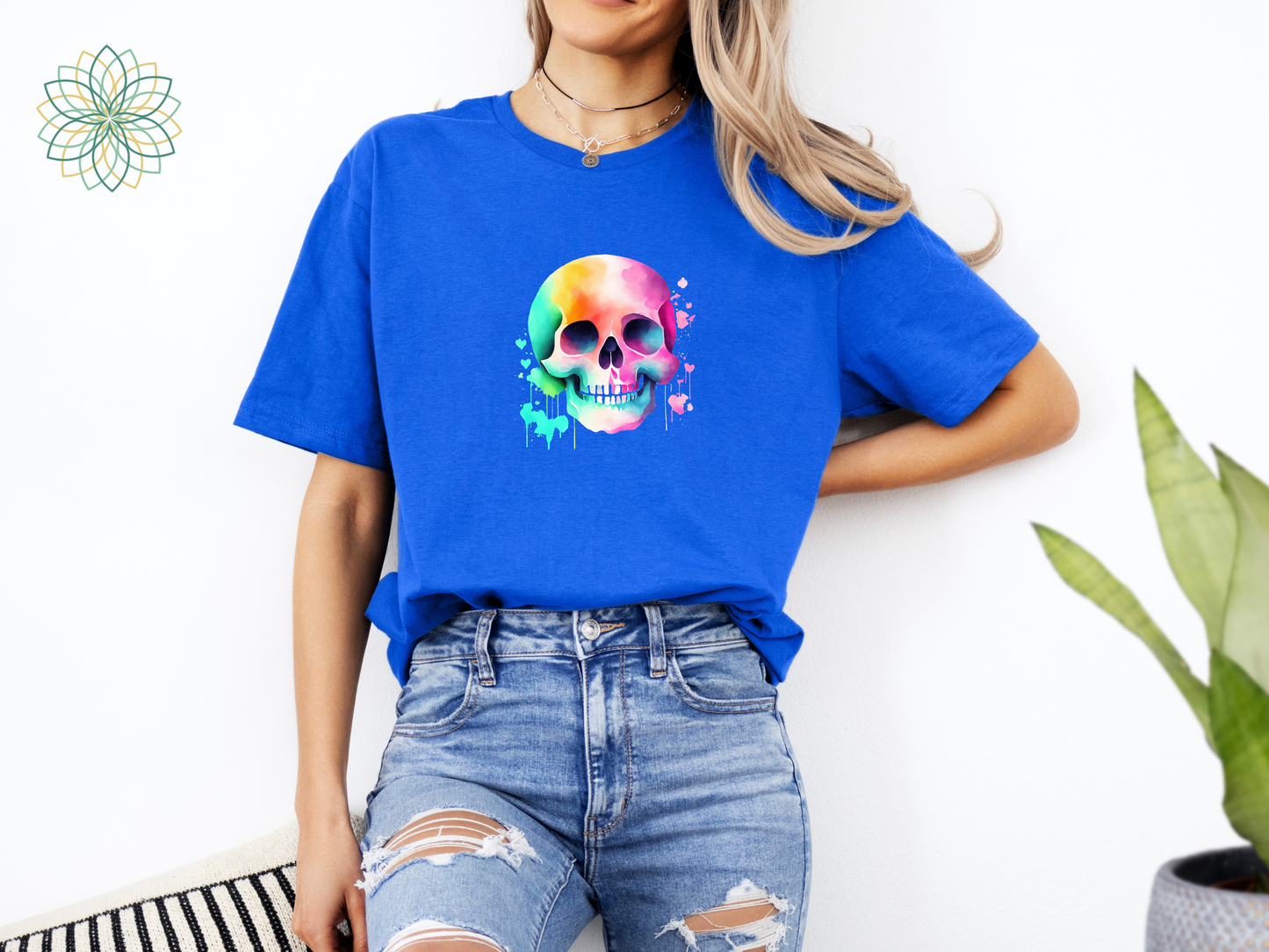 Funky Skull T-Shirt - Unisex Softstyle T-Shirt