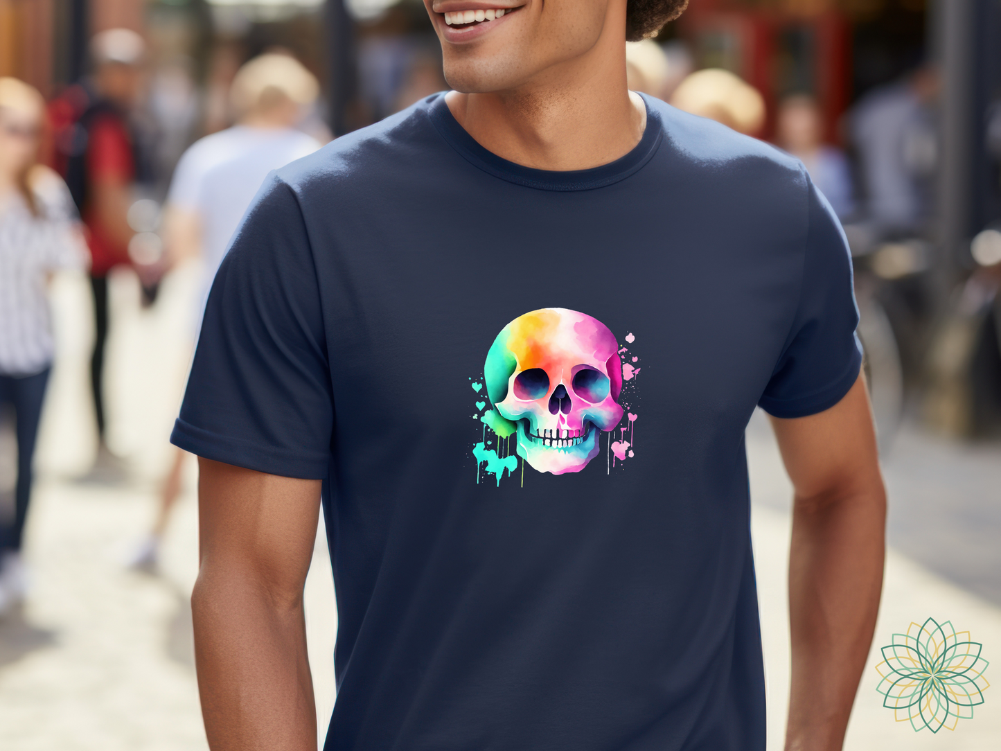 Funky Skull T-Shirt - Unisex Softstyle T-Shirt