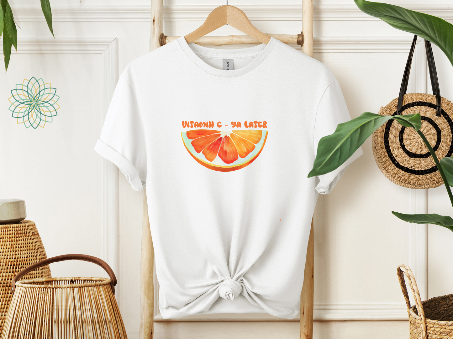 Orange Vitamin C T-Shirt - Cute Casual Tee