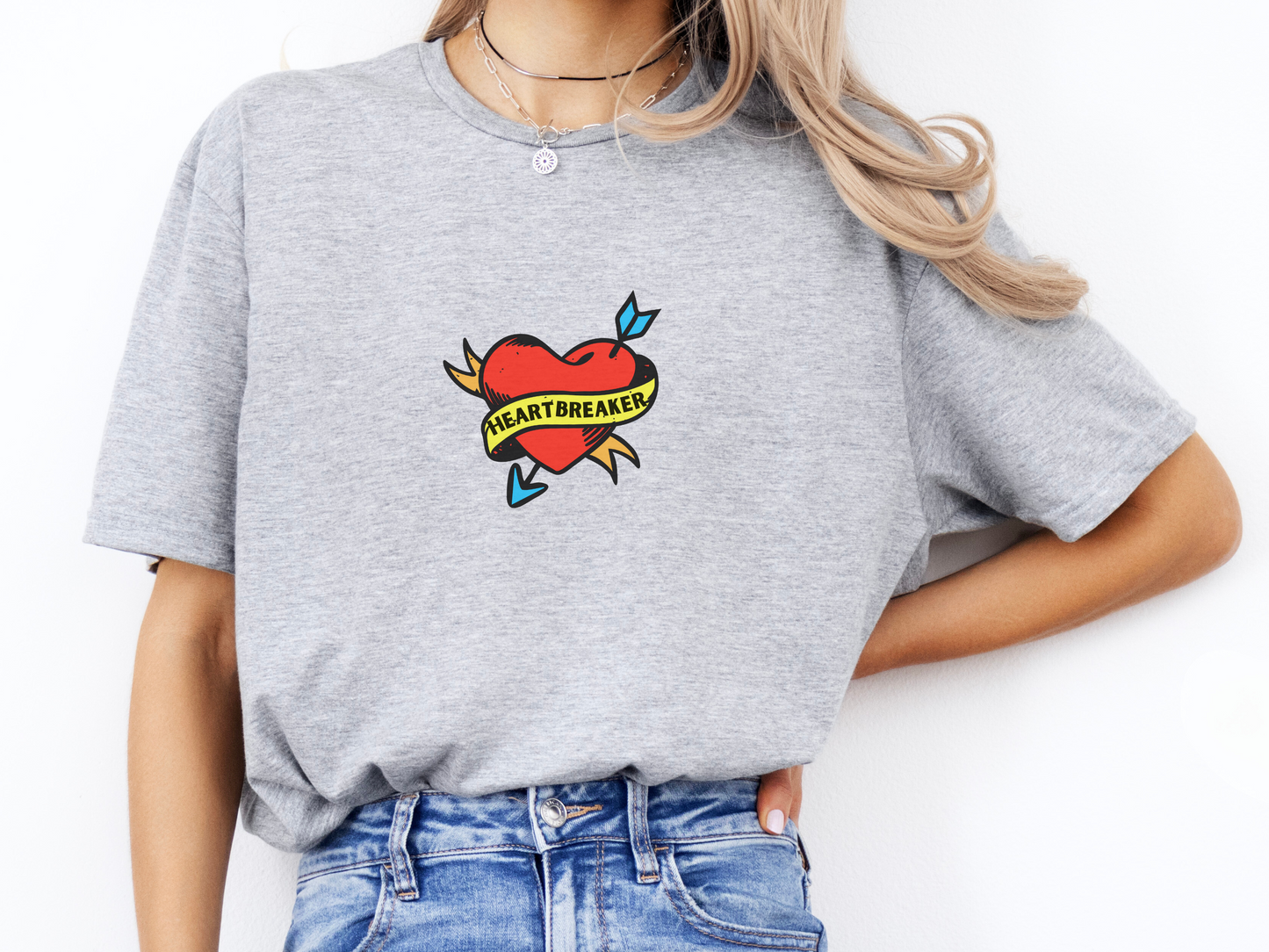 Heartbreaker Tattoo Softstyle T-Shirt