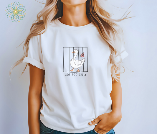 Goose Got Too Silly Fun Soft Style T-Shirt