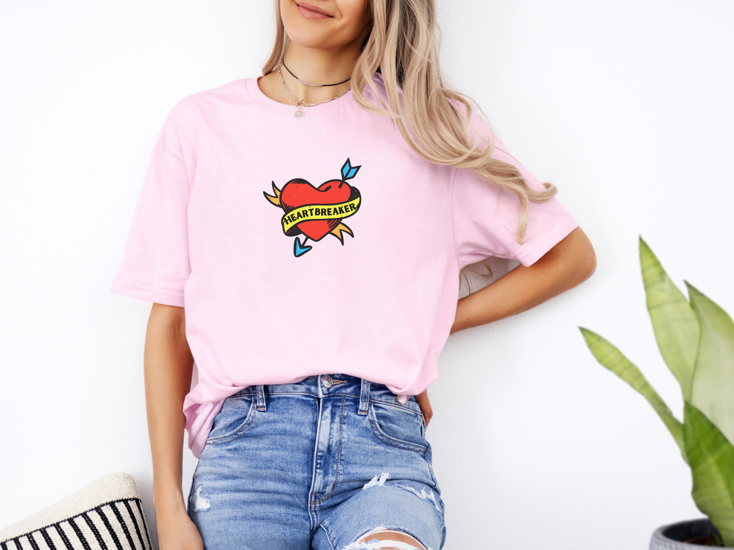 Heartbreaker Tattoo Softstyle T-Shirt