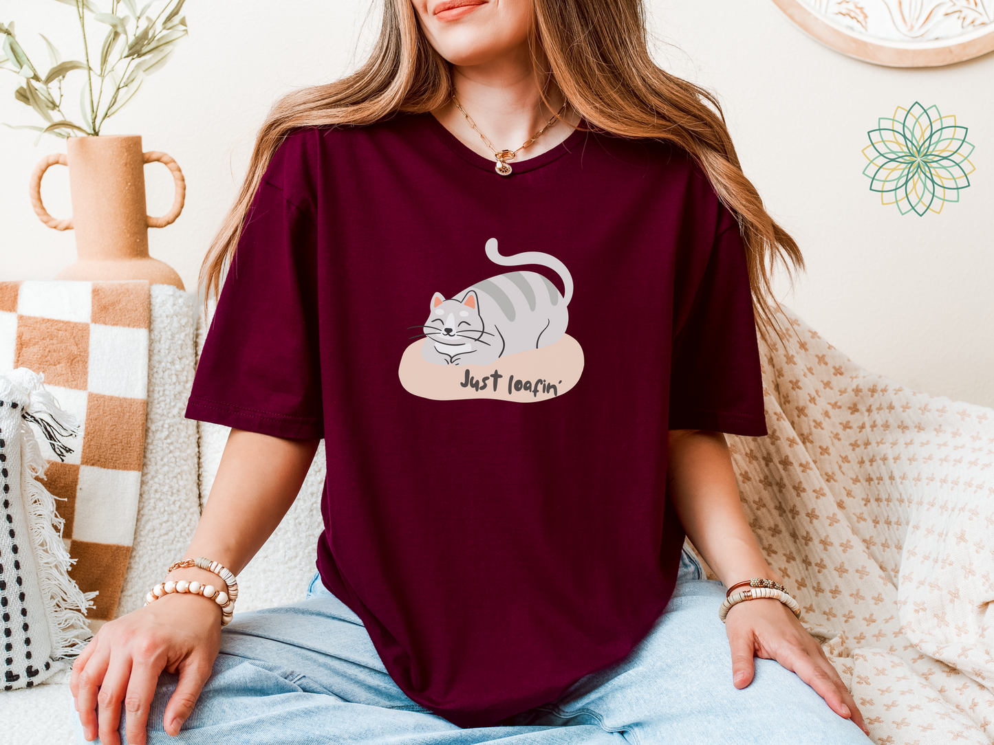 Loafin' Cat Softstyle Unisex T-Shirt