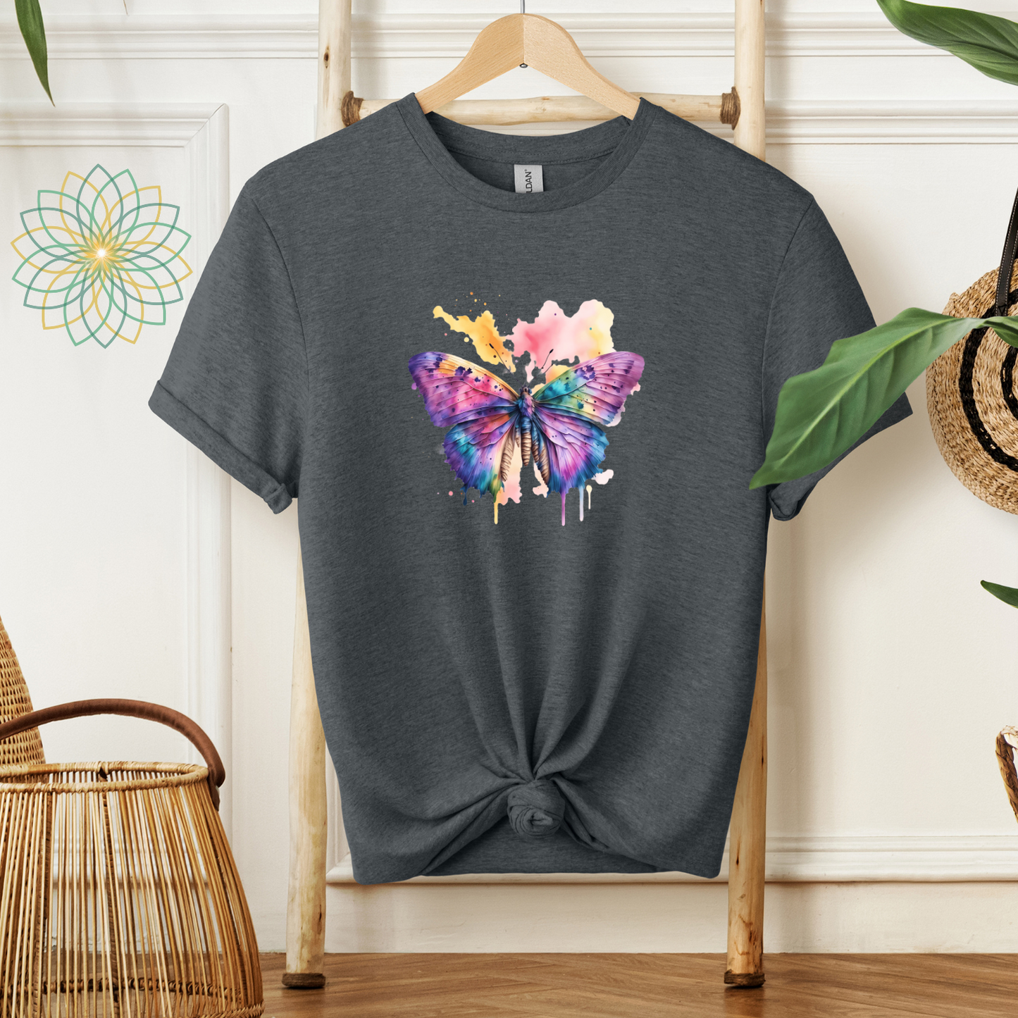 Painted Butterfly Softstyle Tshirt