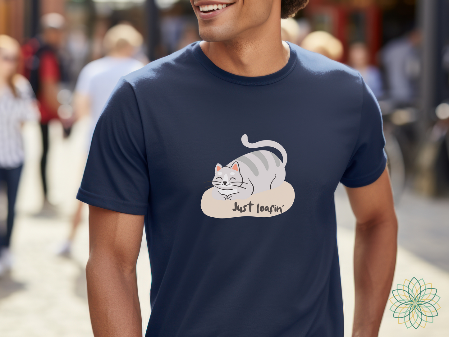 Loafin' Cat Softstyle Unisex T-Shirt