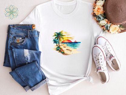 Dreamy Beach Vacation Softstyle Tshirt