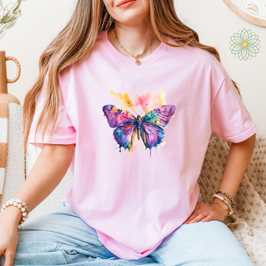 Painted Butterfly Softstyle Tshirt