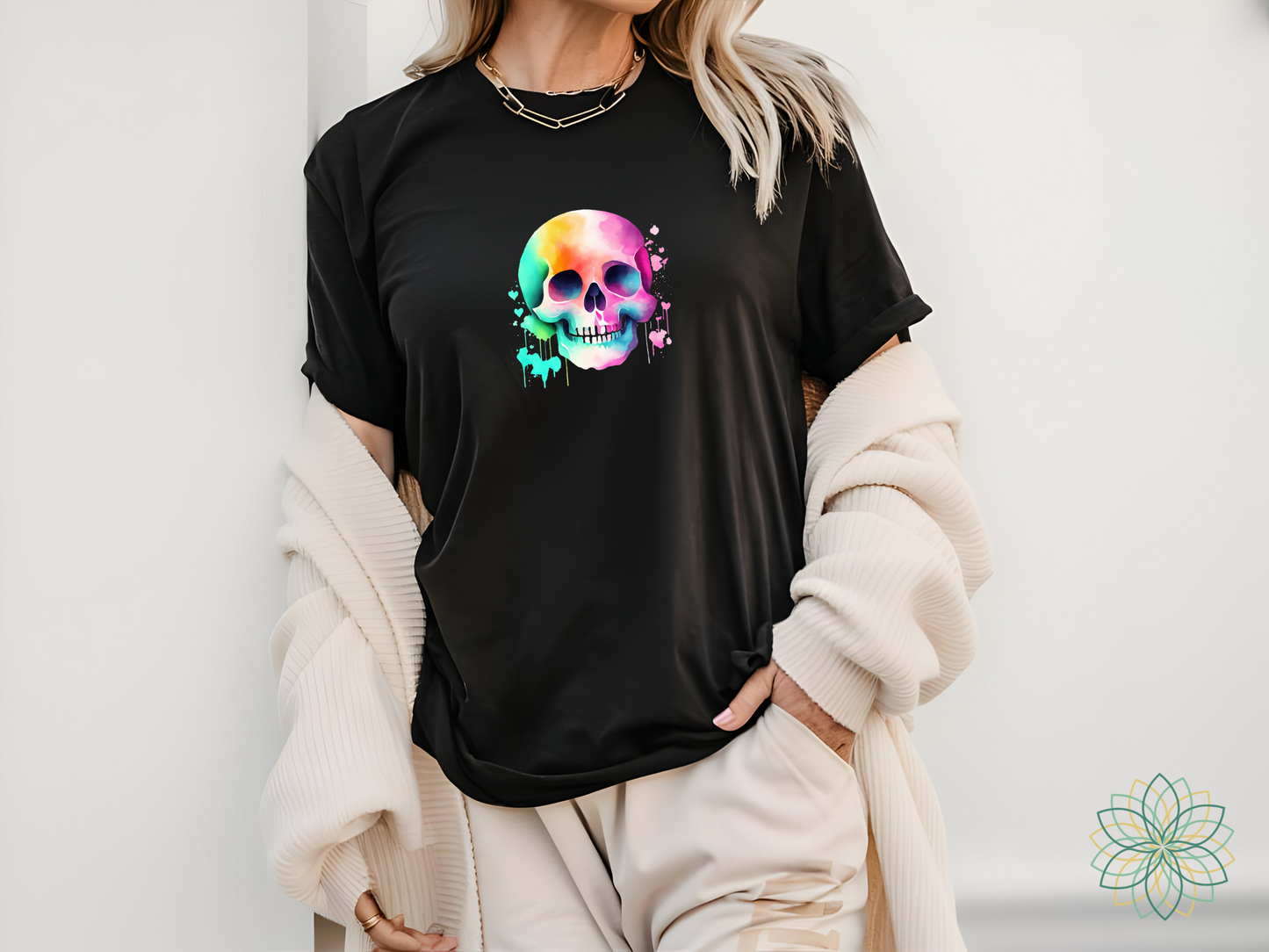 Funky Skull T-Shirt - Unisex Softstyle T-Shirt