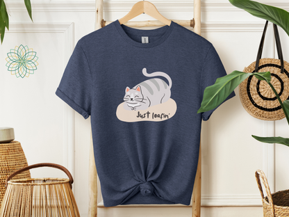 Loafin' Cat Softstyle Unisex T-Shirt