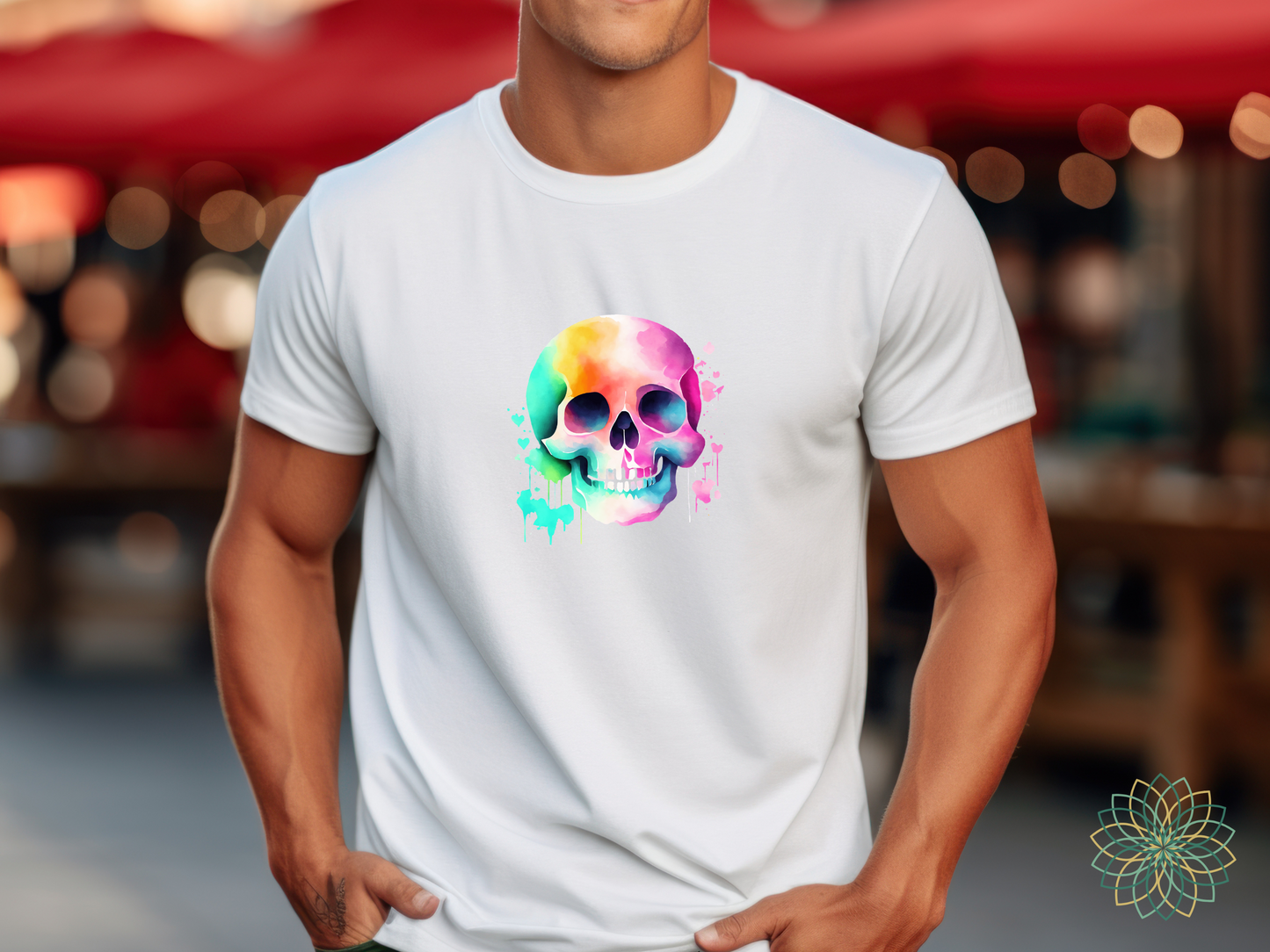 Funky Skull T-Shirt - Unisex Softstyle T-Shirt