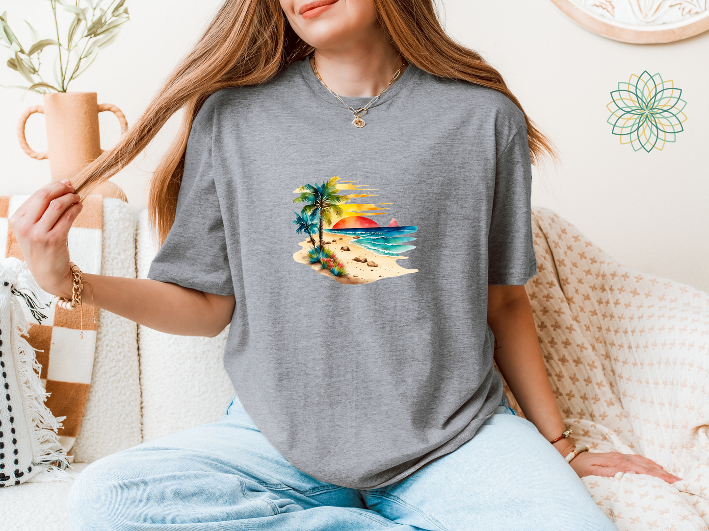 Dreamy Beach Vacation Softstyle Tshirt