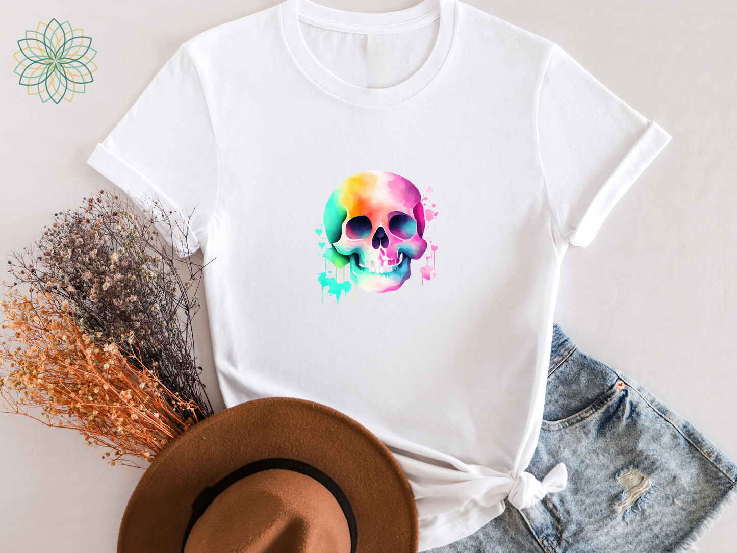 Funky Skull T-Shirt - Unisex Softstyle T-Shirt