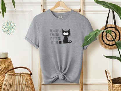 Its All Fine Cat Softstyle Tshirt