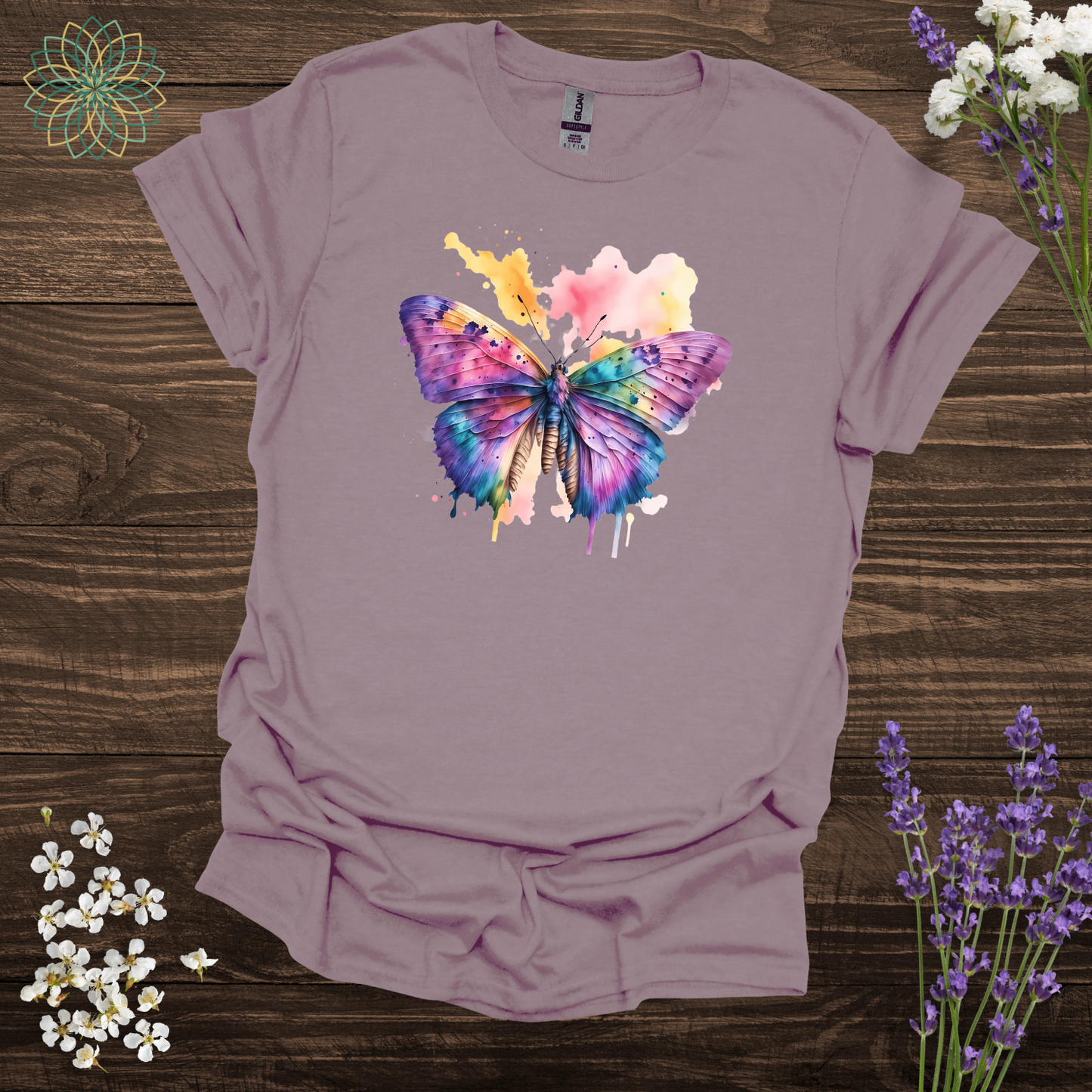 Painted Butterfly Softstyle Tshirt