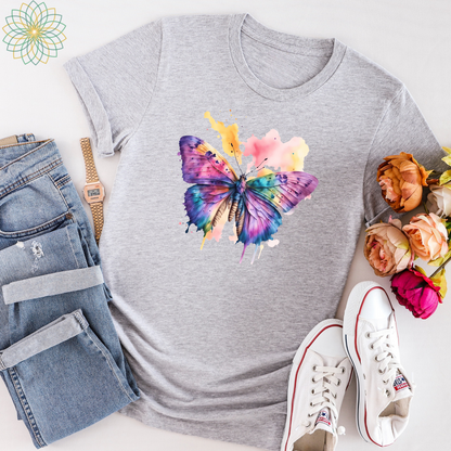 Painted Butterfly Softstyle Tshirt